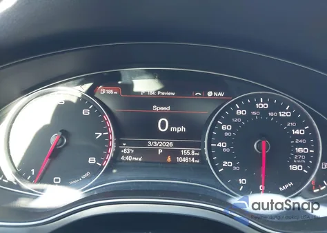 2015 Audi A6 3.0T Premium Plus z USA, uszkodzony, nr VIN WAUHGAFC3FN037302